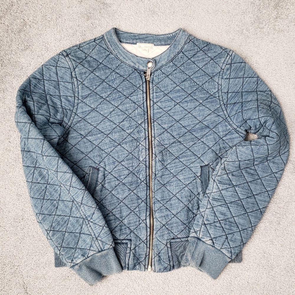 GAP Quilted Ladies Bomber Jacket
